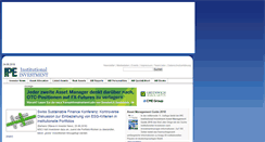 Desktop Screenshot of institutional-investment.de